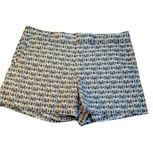 Banana Republic Size 14 High Rise Hampton Short Elephant Print Shorts